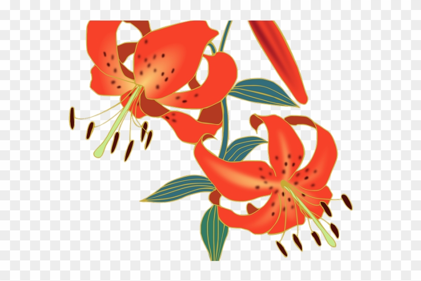 Lily Clipart Red Lily - Lily Clipart Red Lily #1500887