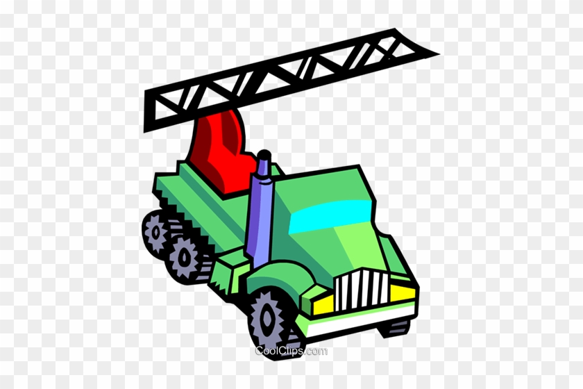 Crane Truck Royalty Free Vector Clip Art Illustration - Crane Truck Royalty Free Vector Clip Art Illustration #1505855