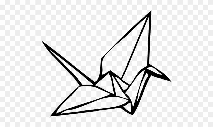 Origami Crane - Origami Crane - Full Size PNG Clipart Images Download