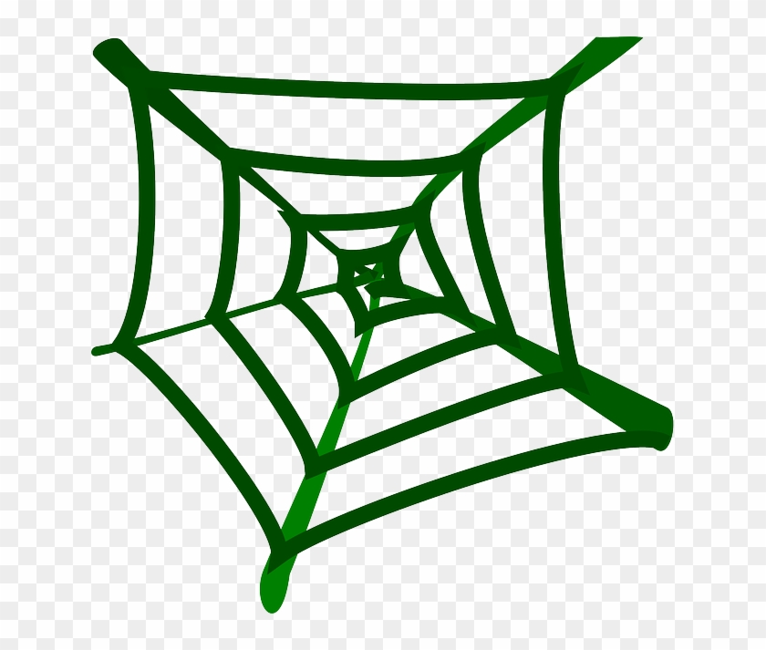 Icon, Spider, Web, Theme, Apps, Trap, Sticky - Green Spider Web Clipart #235418