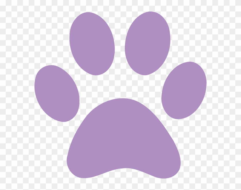 Red Paw Print Clip Art #235955