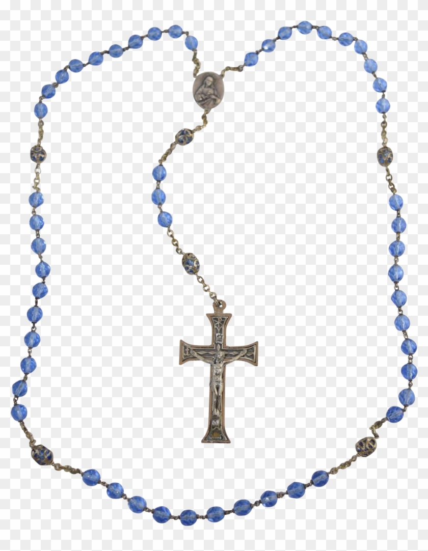 Rosary Transparent Blue - Rosary Transparent Blue #1508172