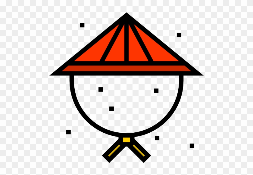 Chinese Hat Free Icon - Chinese Hat Free Icon #1508318