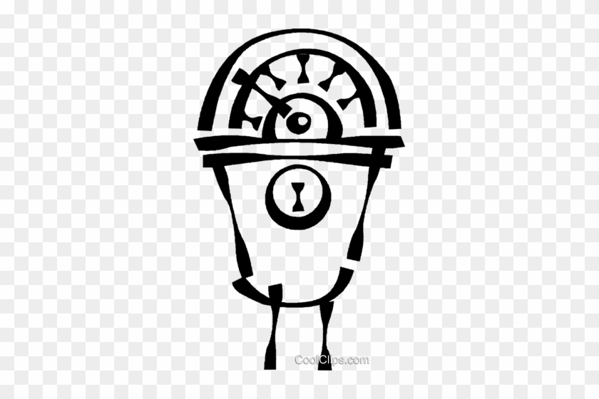 Parking Meter Royalty Free Vector Clip Art Illustration - Parking Meter ...