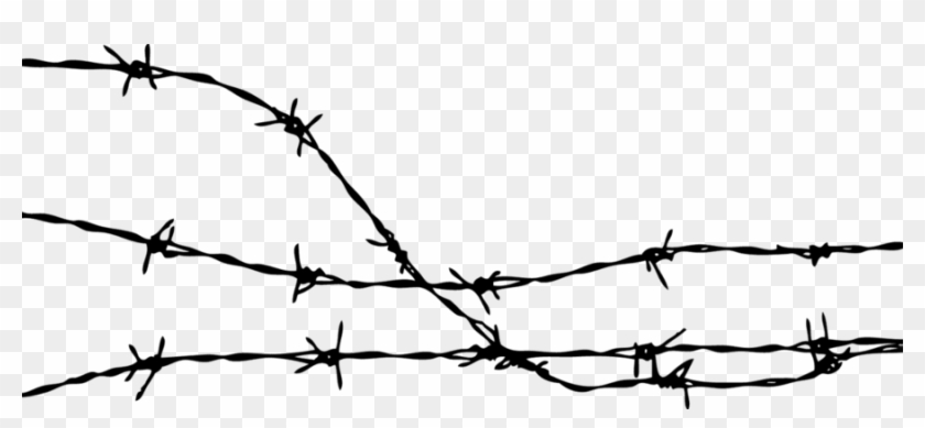 Barbed Wire Silhouette Clipart Barbed Wire Stock Photography - Barbed Wire Silhouette Clipart Barbed Wire Stock Photography #1517691