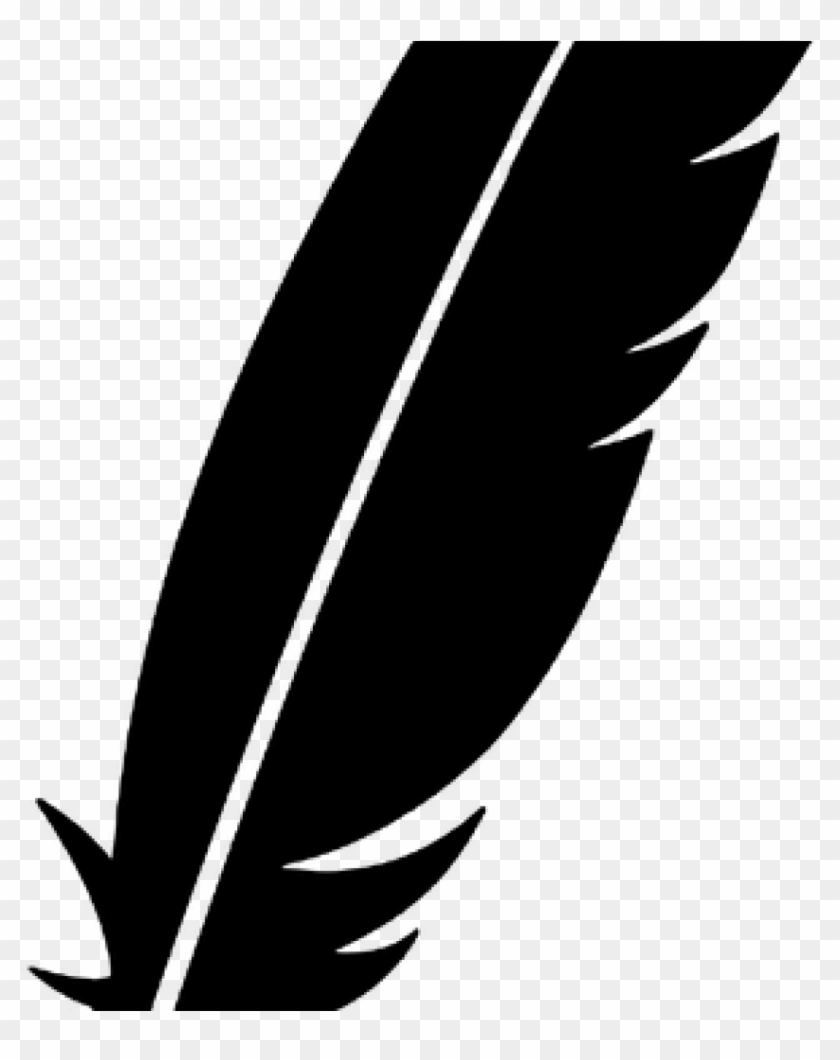 Free Feather Clip Art Feather Silhouette Sticker Free - Free Feather ...