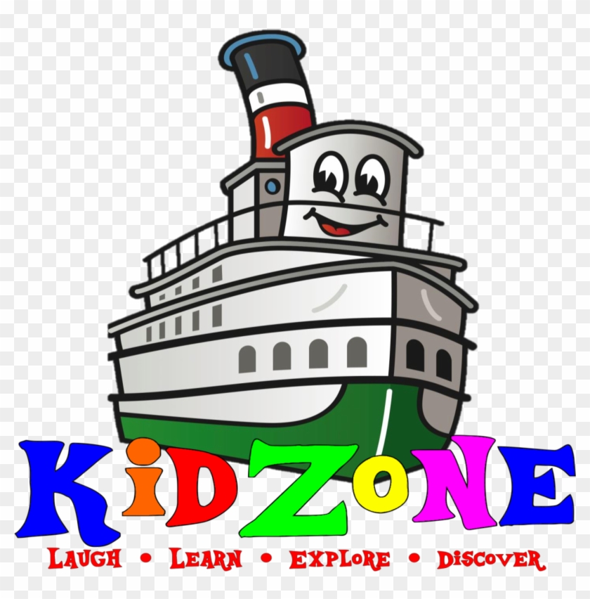 Kidzone Logo With Boat - Kidzone Logo With Boat #1519550