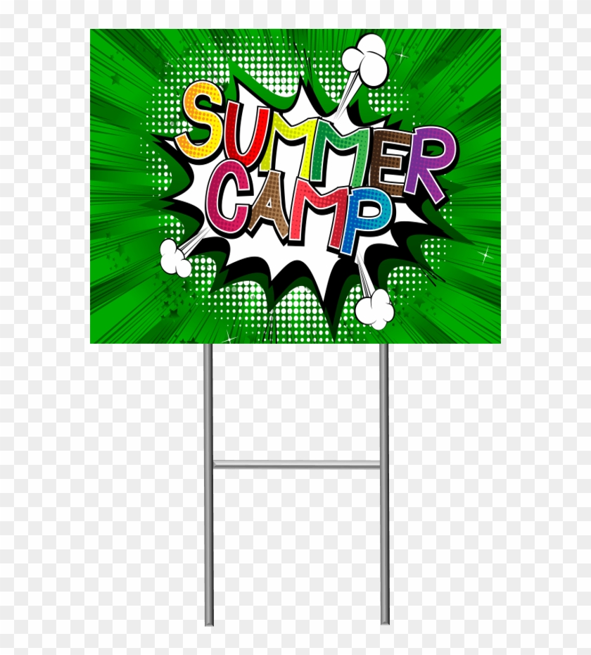 Summer Camp Yard Sign - Summer Camp Yard Sign #1526147