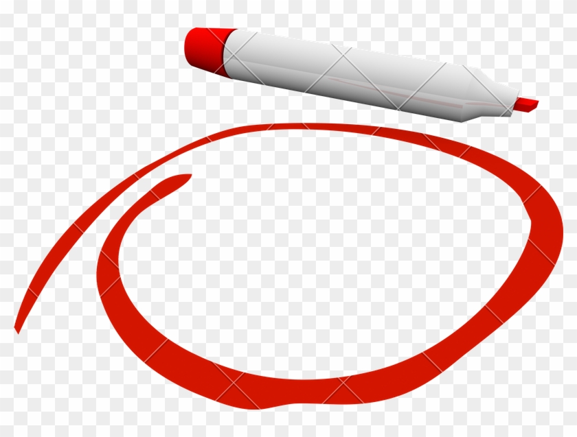 Red Pen Circle Png - Red Pen Circle Png #1526430