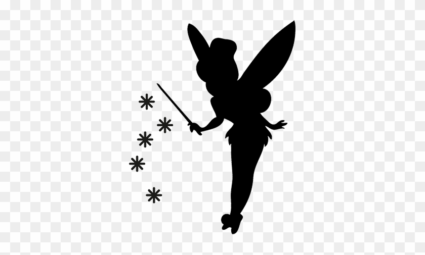 Tinkerbell With Wand Clip Art