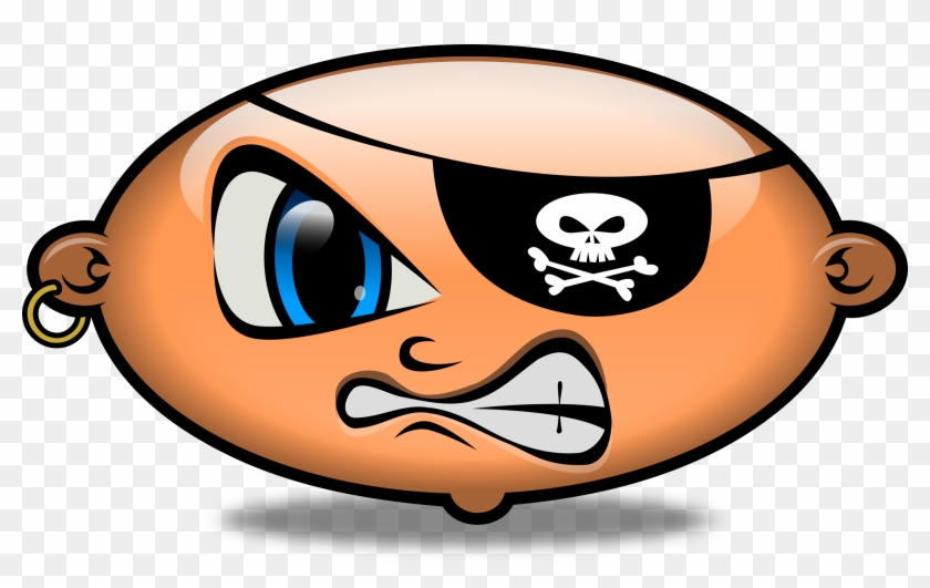 cartoon pirate eye patch