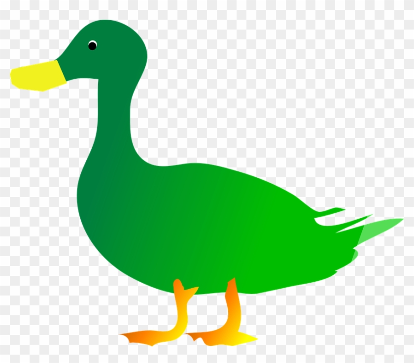 Green Duck Svg Downloads - Green Duck Clipart #239245