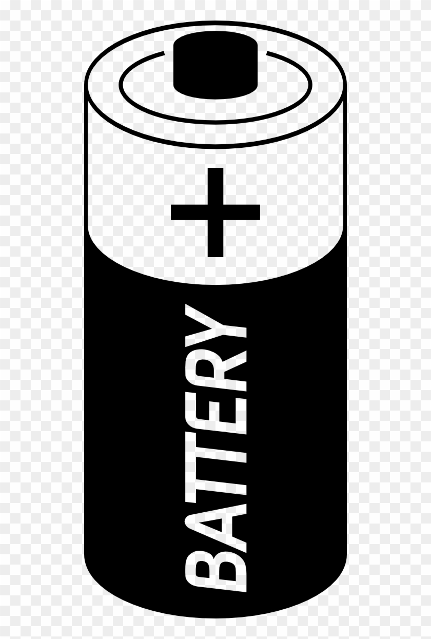 batteries clipart black and white