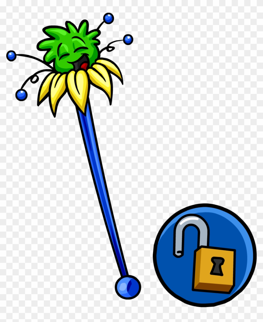Jester Clipart Staff - Club Penguin Mp3000 - Free Transparent PNG Clipart  Images Download