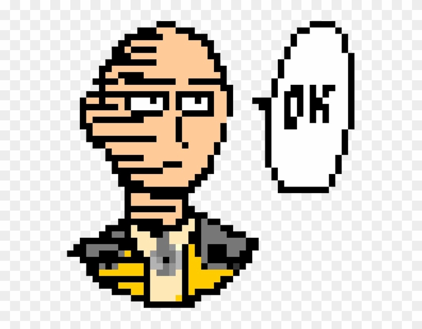 Tiny Saitama Pixel By Sobersenpai - Tiny Saitama Pixel By Sobersenpai #1532772