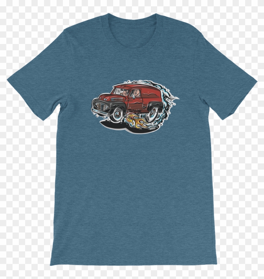 1948 Ford F1 Panel Truck Hot Rod Cartoon Short Sleeve - 1948 Ford F1 ...