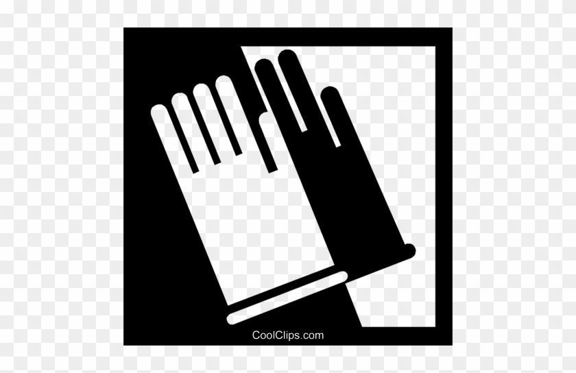 Rubber Gloves Royalty Free Vector Clip Art Illustration - Rubber Gloves Royalty Free Vector Clip Art Illustration #1538157