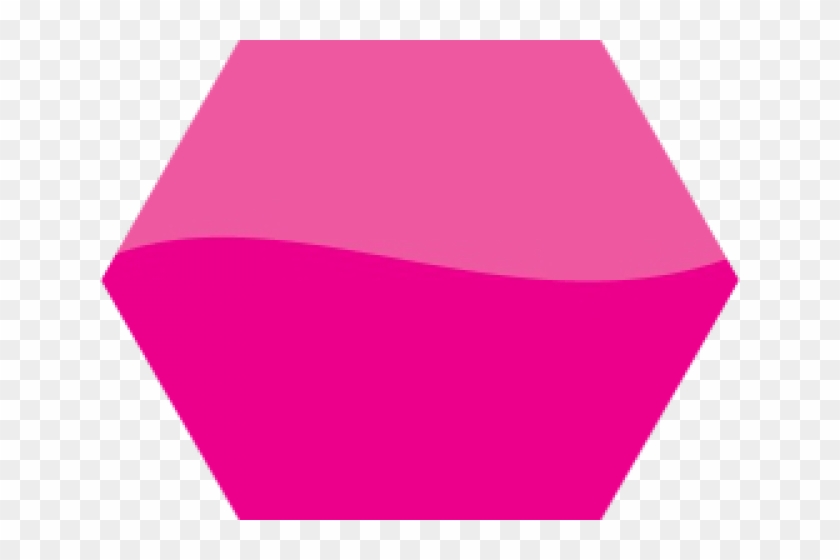 Hexagon Clipart Pink - Hexagon Clipart Pink #1540922