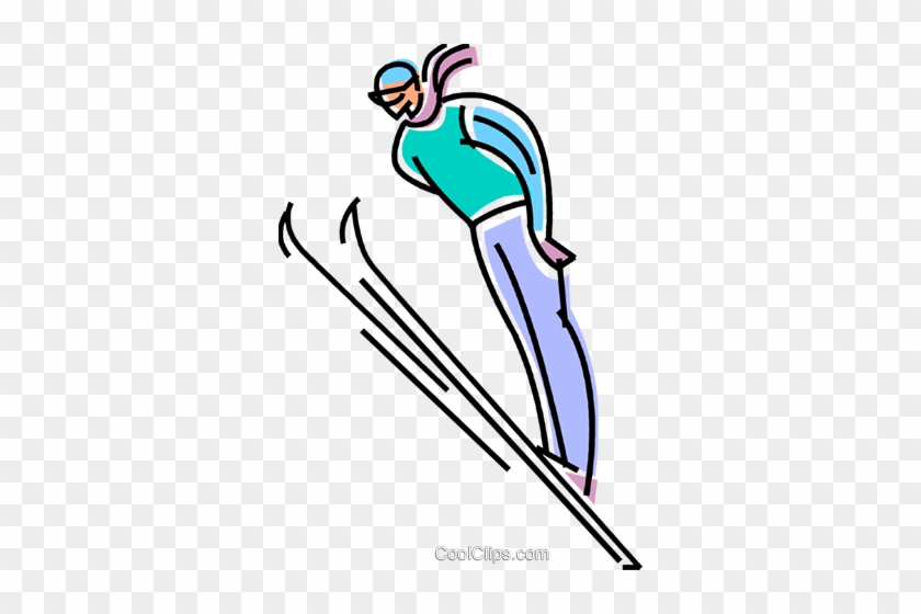 Ski Jumping, Silhouette - Ski Jumping, Silhouette #1543747