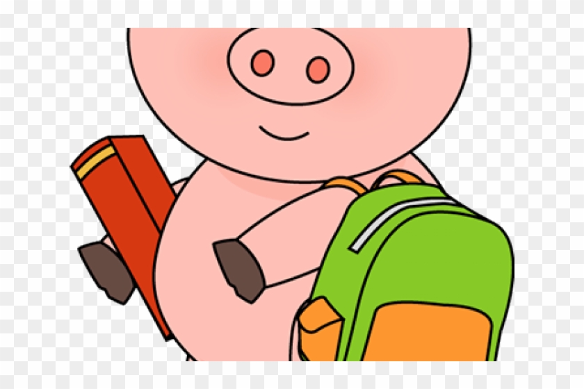 Pig Clipart School - Pig Clipart School #1544165