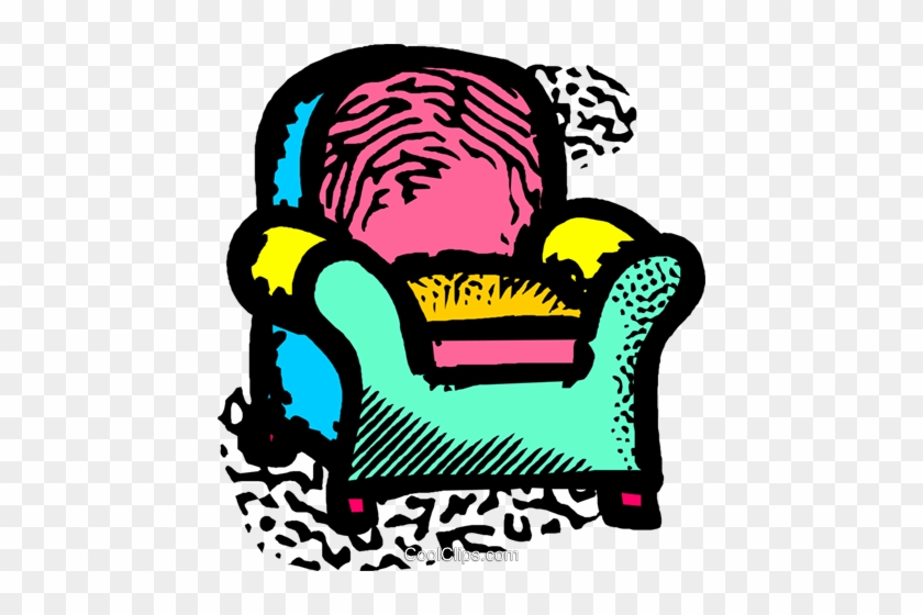 Sofa Chairs Royalty Free Vector Clip Art Illustration - Sofa Chairs Royalty Free Vector Clip Art Illustration #1545177