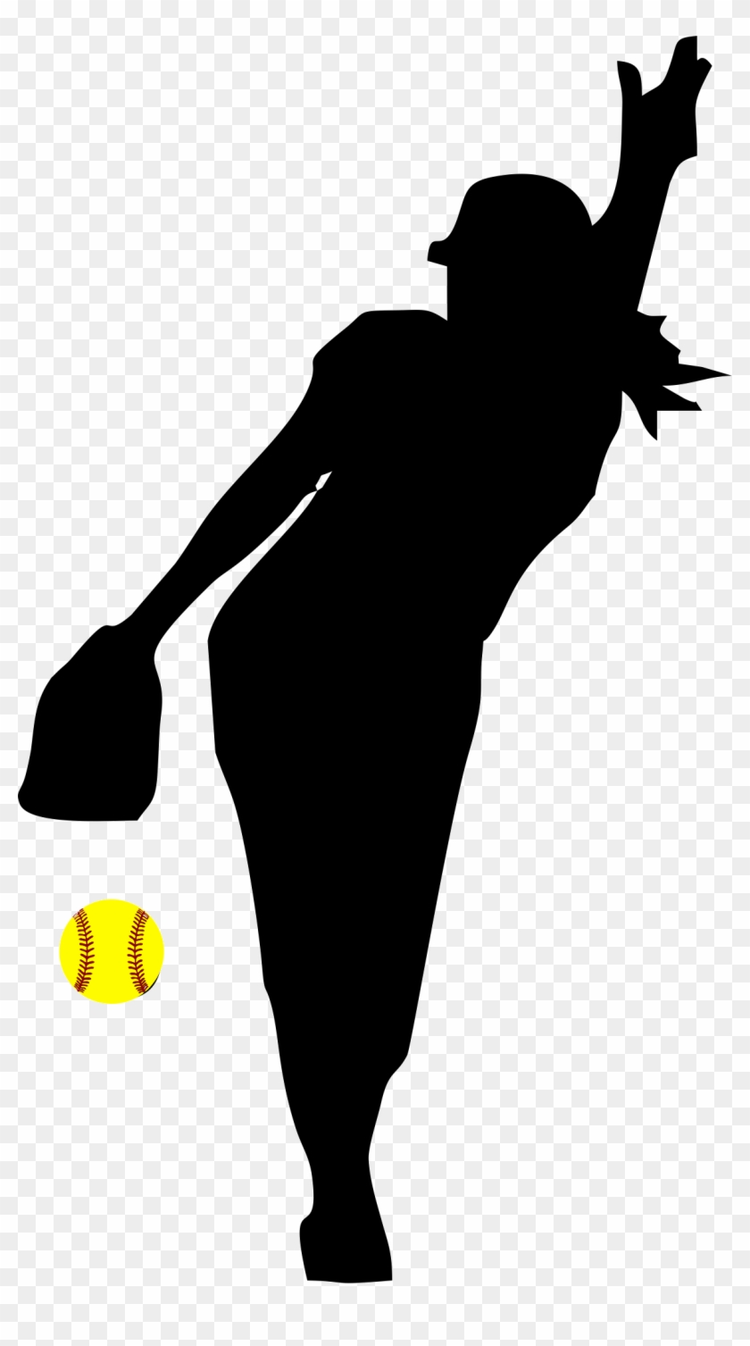 Softball Fastpitch Clip Art Transparent Background - Softball Fastpitch ...