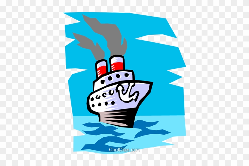 Ocean Liner Royalty Free Vector Clip Art Illustration - Ocean Liner Royalty Free Vector Clip Art Illustration #1546623