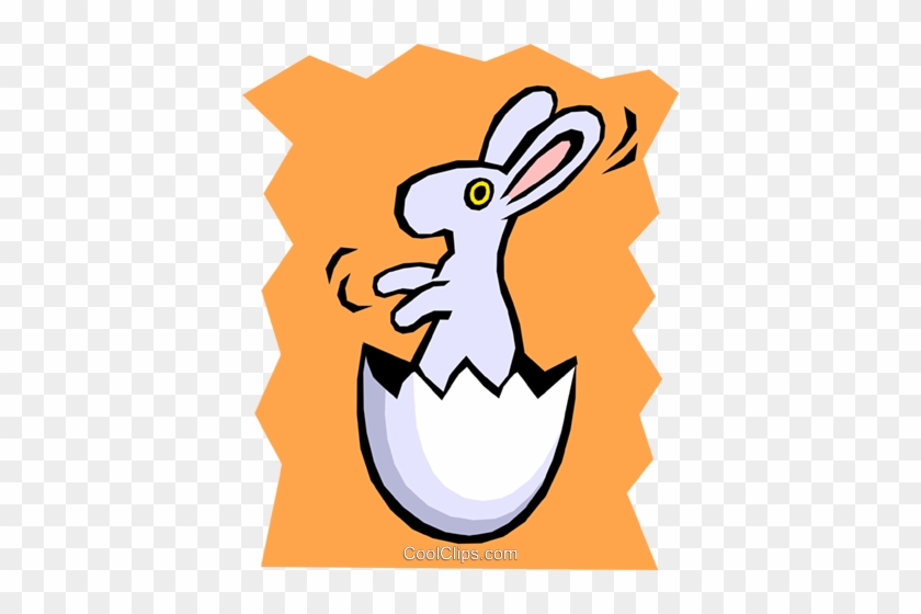 Baby Rabbit In Egg Royalty Free Vector Clip Art Illustration - Baby Rabbit In Egg Royalty Free Vector Clip Art Illustration #1547832