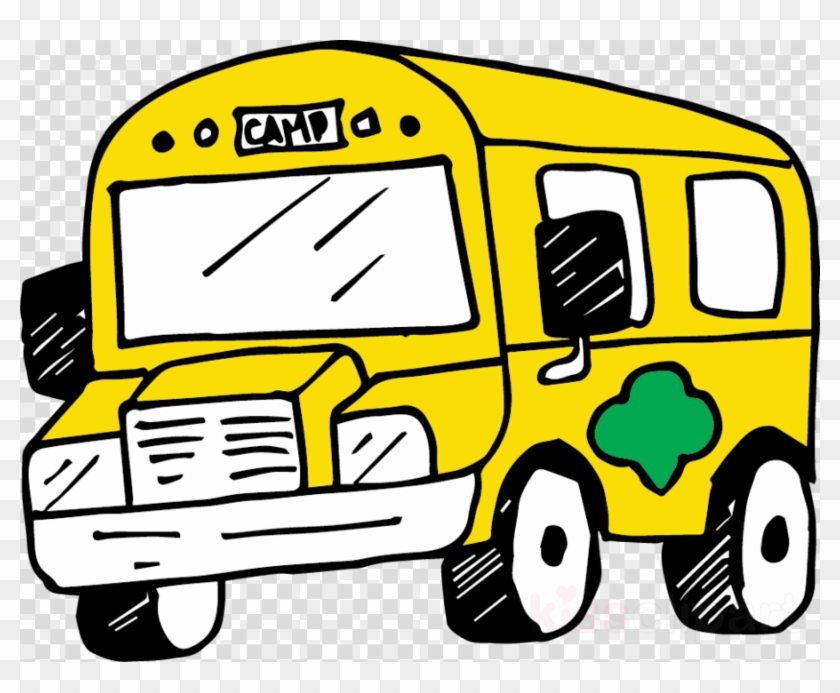 Summer Camp Bus Transparent Clipart Bus Summer Camp - Summer Camp Bus Transparent Clipart Bus Summer Camp #1550573