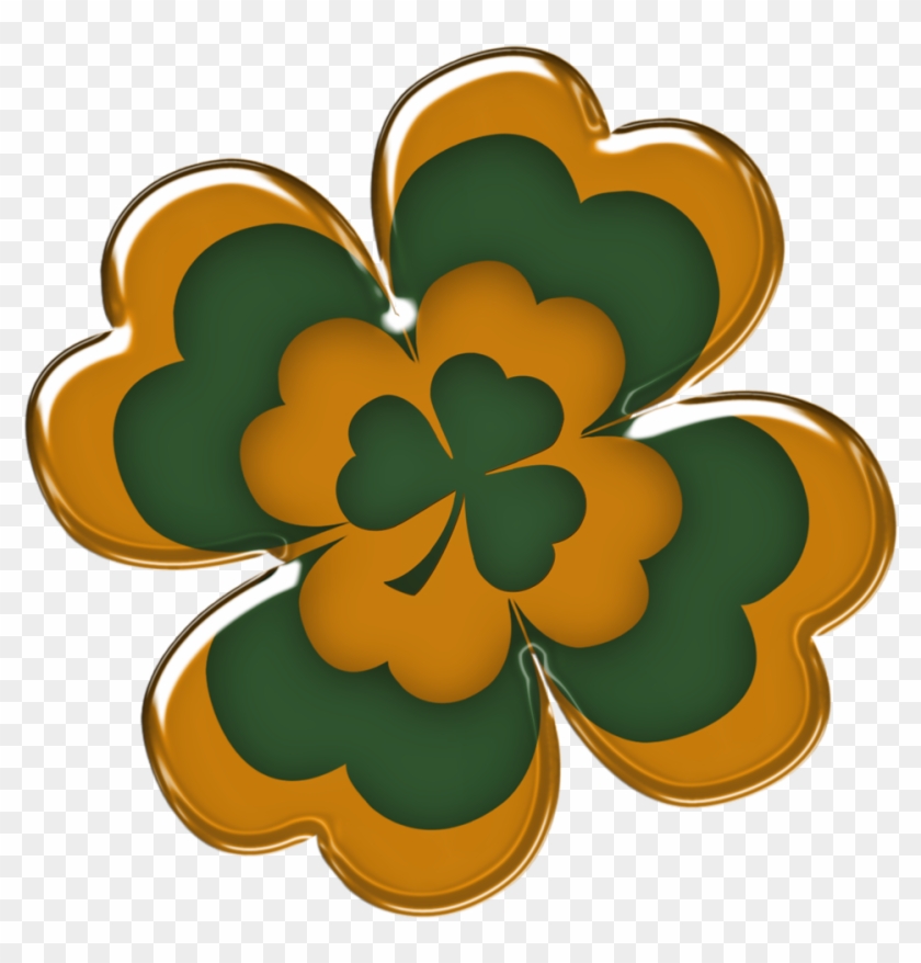 Shamrock Clipart Orange - Shamrock Clipart Orange #1553975