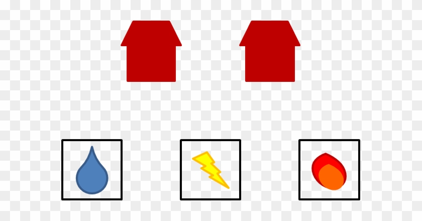 Can You Find A Way To Connect Them To Water, Electricity - Can You Find A Way To Connect Them To Water, Electricity #1554416