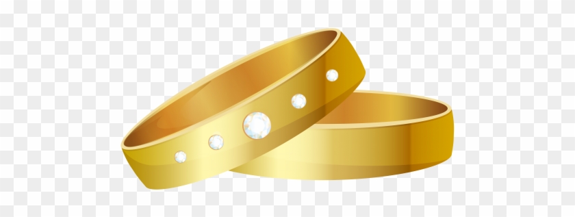 Wedding Rings Gold Png Clip Art - Wedding Ring #36521
