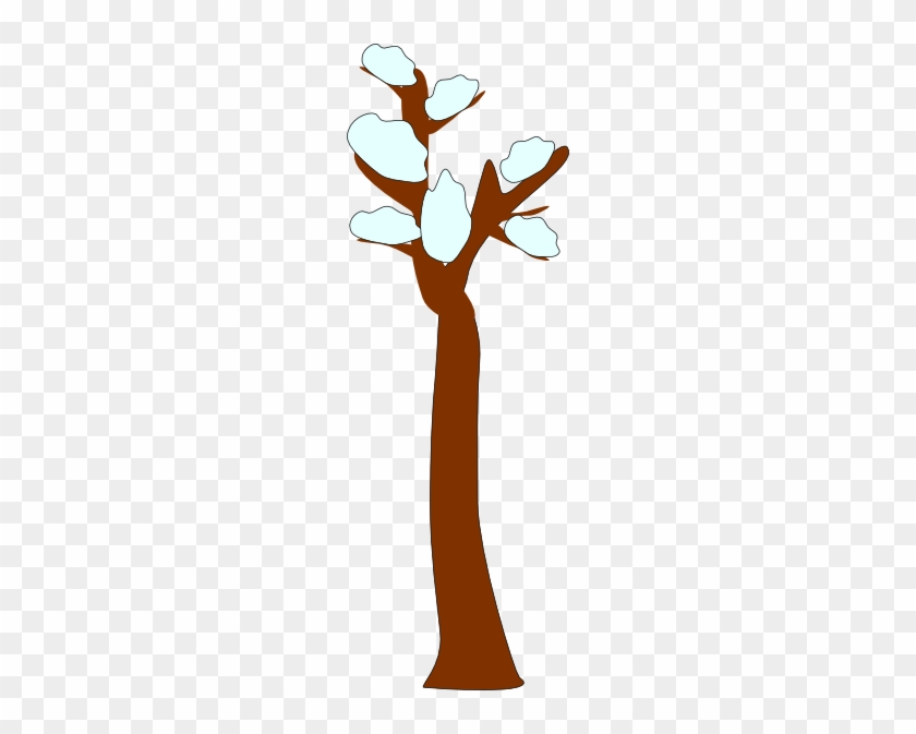 Tree In Snow Clip Art At Clker - Winter Clip Art #37108