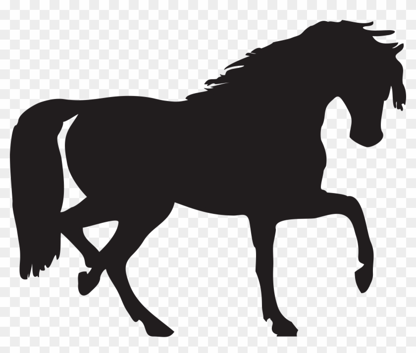 Horse Clipart Transparent Background - Horse Silhouette Clip Art #38865