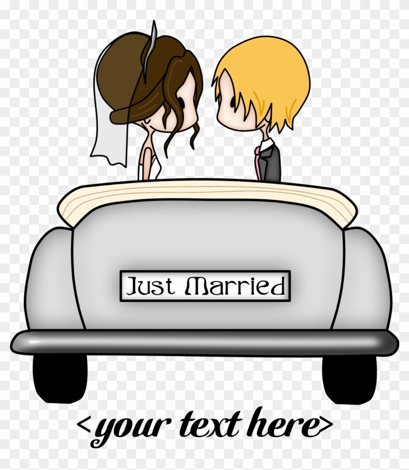 just married clipart png