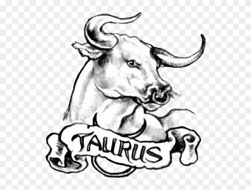 Taurus Simple Bull Tattoo Design For Men Taurus Tattoo Free Transparent Png Clipart Images Download