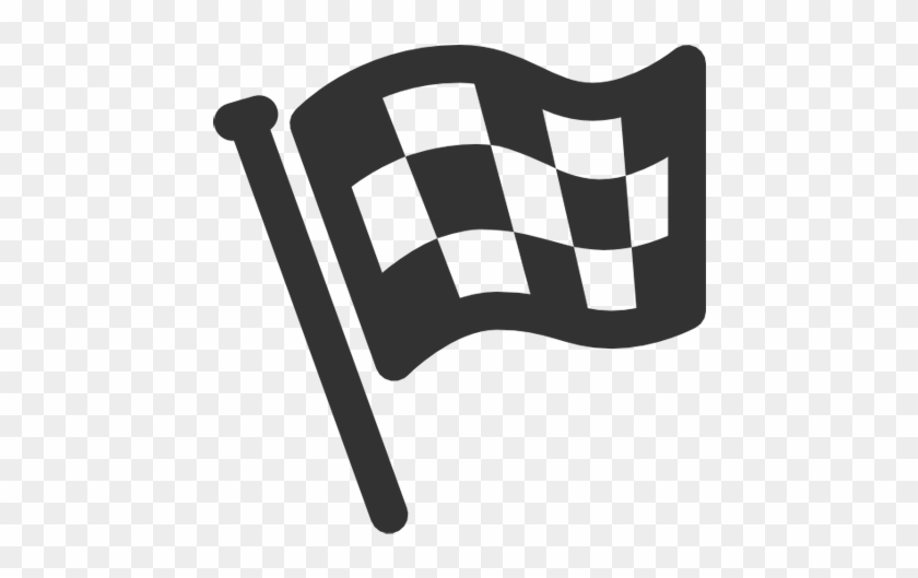 Checkered Flag Icon - Finish Flag Icon #242528