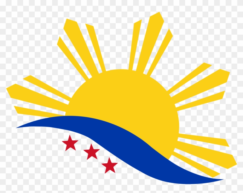 flag with sun in middle