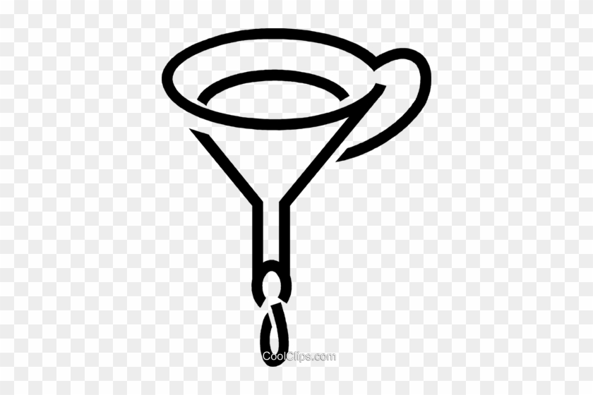 Funnel Royalty Free Vector Clip Art Illustration - Funnel Royalty Free Vector Clip Art Illustration #1557502