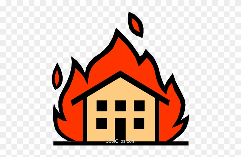 Houses On Fire Cartoon Clipart Structure Fire Clip - Houses On Fire Cartoon Clipart Structure Fire Clip #1558201