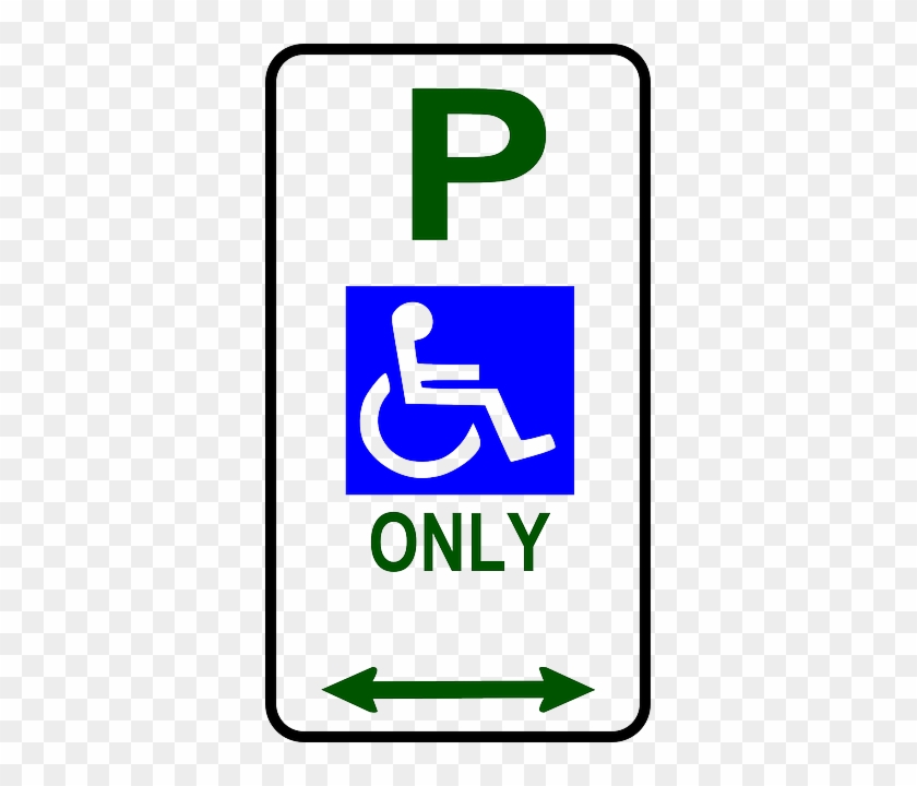 Transportation Sign, Blue, Symbol, Signs, Wheelchair, - Transportation ...