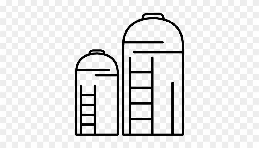 Two Barns Vector - Two Barns Vector #1560579