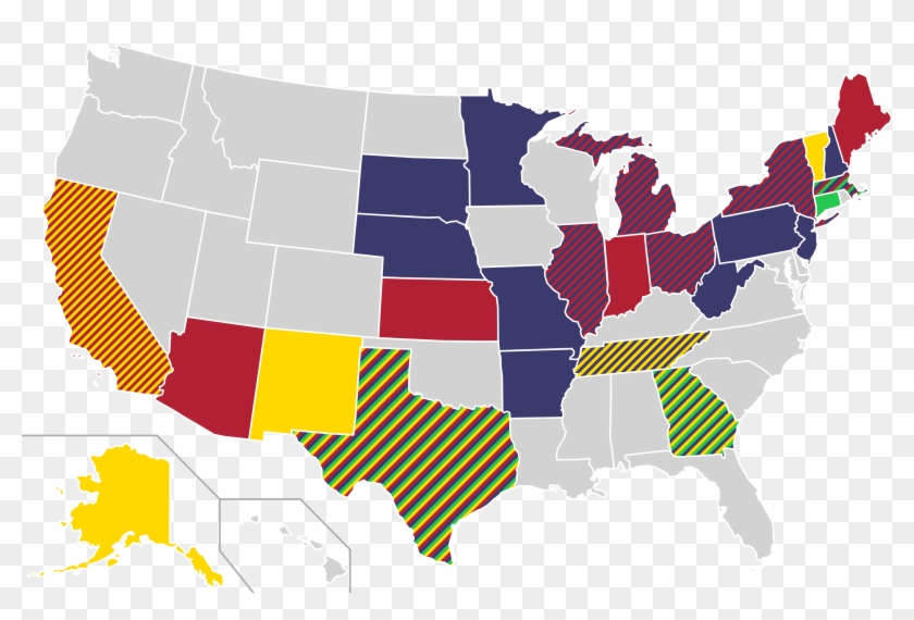 Map Of Republican States - Map Of Republican States - Full Size PNG