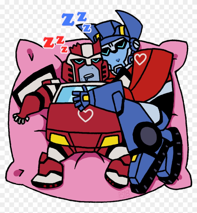 More Snoozing Optimus And Ratchet By Starrytiger - More Snoozing Optimus And Ratchet By Starrytiger #1565178