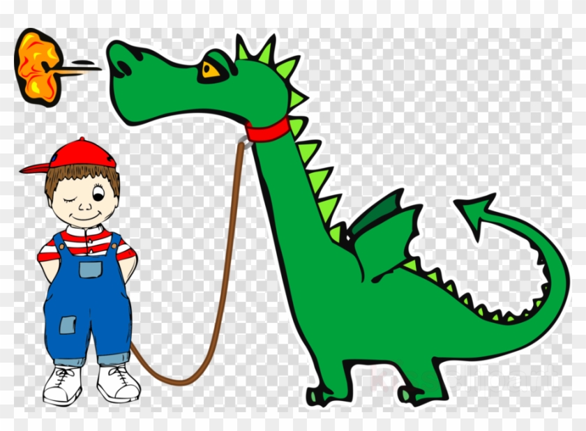 Dragon On A Leash Clipart Dragon Clip Art - Dragon On A Leash Clipart Dragon Clip Art #1569903