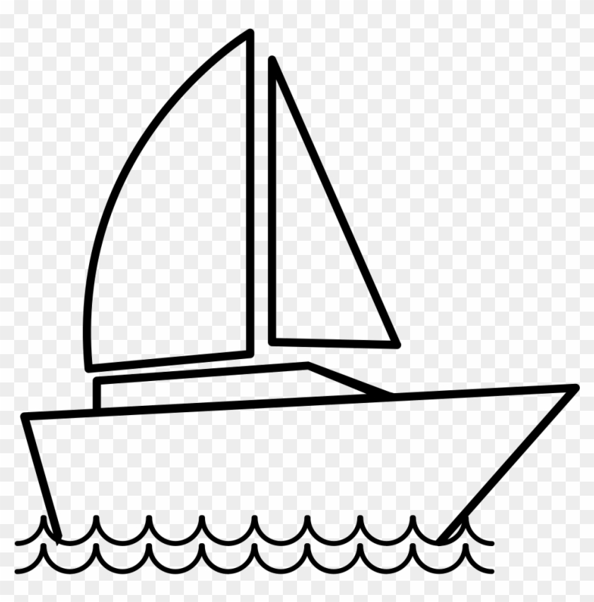 Boat Png Shape Black - Boat Png Shape Black #1571414