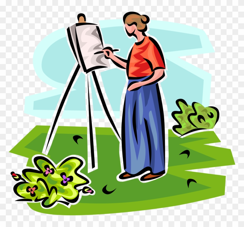 Artist Draws Artwork Picture - Artist Draws Artwork Picture #1574474