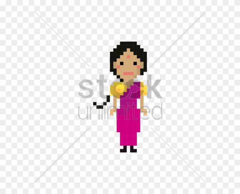 Pixel Art Woman Vector Image Stockunlimited Graphic - Pixel Art Woman Vector Image Stockunlimited Graphic #1575509