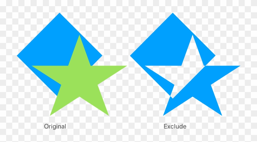 When Excluding Shapes, All The Shape Components Below - When Excluding Shapes, All The Shape Components Below #1578411