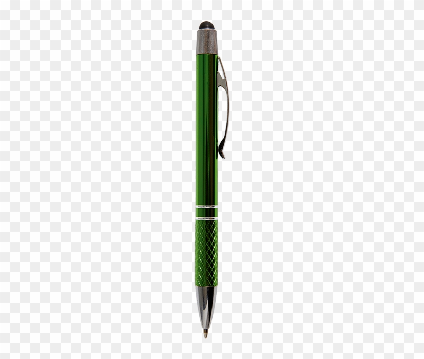 Aluminium Ballpoint Pen With Black Stylus - Aluminium Ballpoint Pen With Black Stylus #1580415